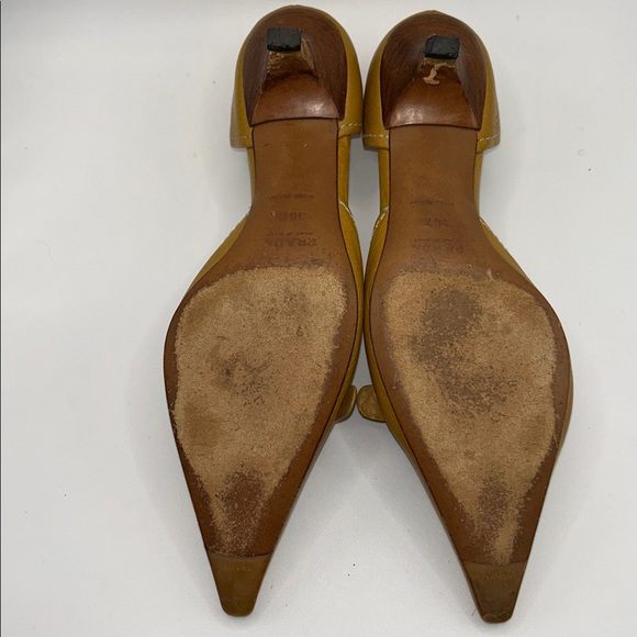 Prada Women's Light Brown D'Orsay Heels size 6.5 - Picture 13 of 13